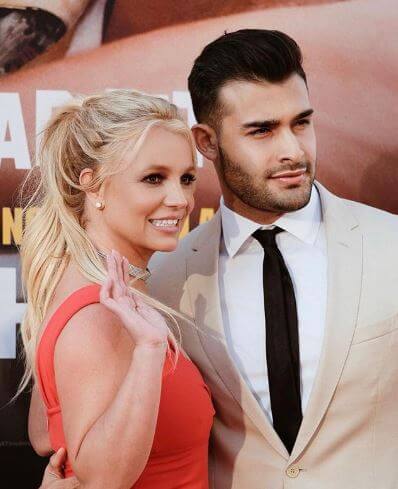 Sean Federline's mother, Britney with her boyfriend, Sam Asghari.